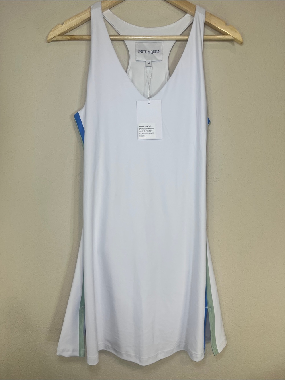 NWT Smith & Quinn The Cambell Roxy White Midi Tank Dress Multi Side Panels Sz M - Picture 4 of 10